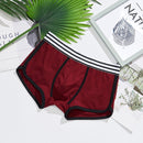 New Mens Underwear Stripe Boxers Men Boxershort Panties Man Boxeur Splicing Homme Underpants Calzoncillos Cotton Trunk Designer