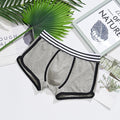 New Mens Underwear Stripe Boxers Men Boxershort Panties Man Boxeur Splicing Homme Underpants Calzoncillos Cotton Trunk Designer