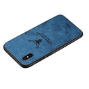 Magnetic Cloth Texture Deer Case for iPhone 12 11 Pro XS MAX XR X 6 7 8 Plus Built-in Magnet Soft TPU Back Cover