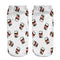 Women Funny Cute 3D Print Foods White Nutella Character Socks Unisex Happy Cartoon Donuts Biscuit Dessert Gift Sokken Dropship