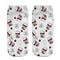 Women Funny Cute 3D Print Foods White Nutella Character Socks Unisex Happy Cartoon Donuts Biscuit Dessert Gift Sokken Dropship
