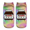 Women Funny Cute 3D Print Foods White Nutella Character Socks Unisex Happy Cartoon Donuts Biscuit Dessert Gift Sokken Dropship