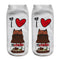 Women Funny Cute 3D Print Foods White Nutella Character Socks Unisex Happy Cartoon Donuts Biscuit Dessert Gift Sokken Dropship