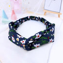 Scrunchies Woman Knotted Turban Hair Accessories for Girls Turban Elastic Hairband Head Wrap Striped  Hair Scrunchies W276