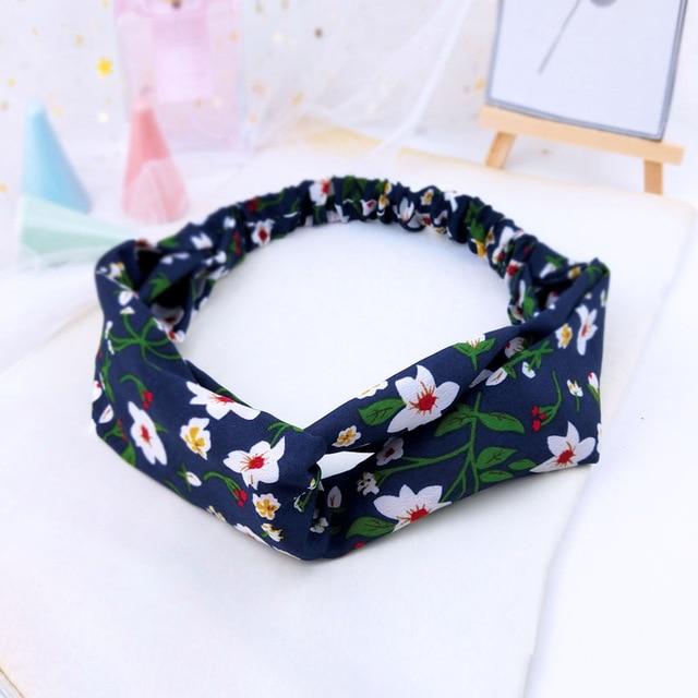 Scrunchies Woman Knotted Turban Hair Accessories for Girls Turban Elastic Hairband Head Wrap Striped  Hair Scrunchies W276