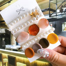 4pcs/set Women Hair Accessories Jewelry Korean Simulation Pearl Barrette Love Hearts Hair Clips For Girls Pink Hairpins 2020 New