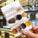 4pcs/set Women Hair Accessories Jewelry Korean Simulation Pearl Barrette Love Hearts Hair Clips For Girls Pink Hairpins 2020 New