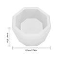 3D Silicone Molds for Epoxy Resin Succulent Flower Pot Concrete Cement Clay Mold Silicone Resin Mold Candle Soap Making Mould