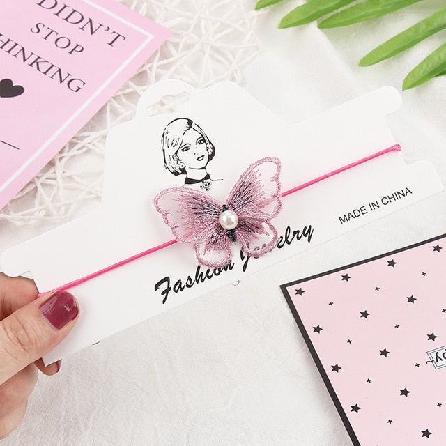 Korea Boho Flower Charms Chian Necklace Choker for Women Girl Harajuku Collars Cute Daisy Fabric Lace Jewelry