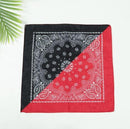 Vintage Bohemia Print Bandana Hair Bands for Girls  Women Headband Scarf  Face Mask Cross Turban Bandanas Headwear 55cmX55cm