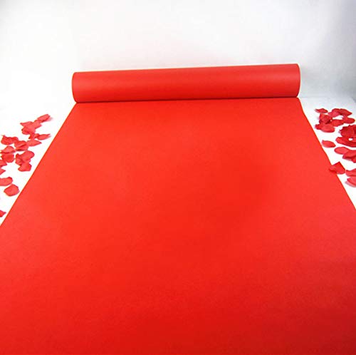 3M 5M 10M White Carpet Wedding Aisle Runner White Red Aisle Runner Rug Runner indoor Outdoor Weddings Party Thickness:0.8 mm