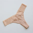 Voplidia Women's Panties Underwear Women Plus Size Sexy Lace Lingerie Panty Thongs G String Tanga T-back Seamless Female PM052