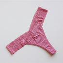 Voplidia Women's Panties Underwear Women Plus Size Sexy Lace Lingerie Panty Thongs G String Tanga T-back Seamless Female PM052