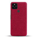 for Goolgle Pixel 4a 4 4XL 3A 3XL XL 2 3 Fabric + PC Febric Antiskid Case Cloth Texture Fit Cover Coque for Pixel 5 5a 5g fundas
