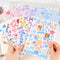 Mohamm 1PC Glossy Ribon Series Stickers Decoration Scrapbooking Paper Creative Stationary School Supplie