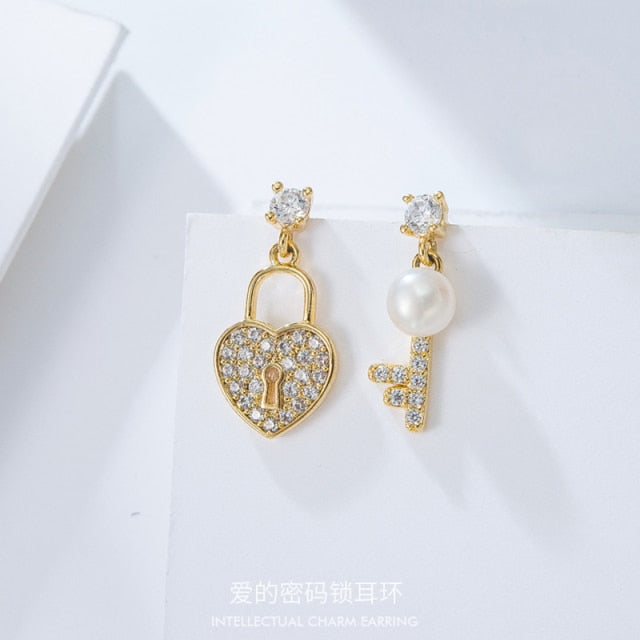 New earrings 2020 tide simple female senior sense niche small French net red earrings small earrings Elegant Prevent Allergy