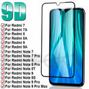 9D 9H Full Screen Protective Glass on the Redmi 9 9A 9C 8 8A 7 7A For Xiaomi Redmi Note 7 8 9 Pro 8T 9S Tempered Glass Film Case