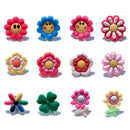 6-24pcs/Lot PVC Animal jIBZ Crystal Croc Charms Flowers Coffee Jibits Croc Shoe Charms Decorations Medical Accessories Kids Gift