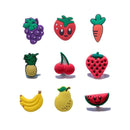 6-24pcs/Lot PVC Animal jIBZ Crystal Croc Charms Flowers Coffee Jibits Croc Shoe Charms Decorations Medical Accessories Kids Gift