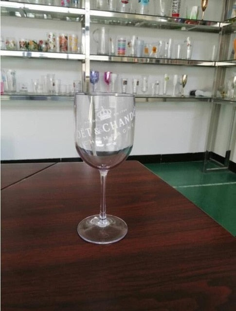Wine Party Champagne Coupes Glass Cocktail Glass Champagne Flutes Plating Wine Cup Goblet Electroplated Plastic Cups one piece