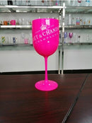 Wine Party Champagne Coupes Glass Cocktail Glass Champagne Flutes Plating Wine Cup Goblet Electroplated Plastic Cups one piece
