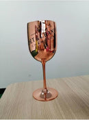 Wine Party Champagne Coupes Glass Cocktail Glass Champagne Flutes Plating Wine Cup Goblet Electroplated Plastic Cups one piece
