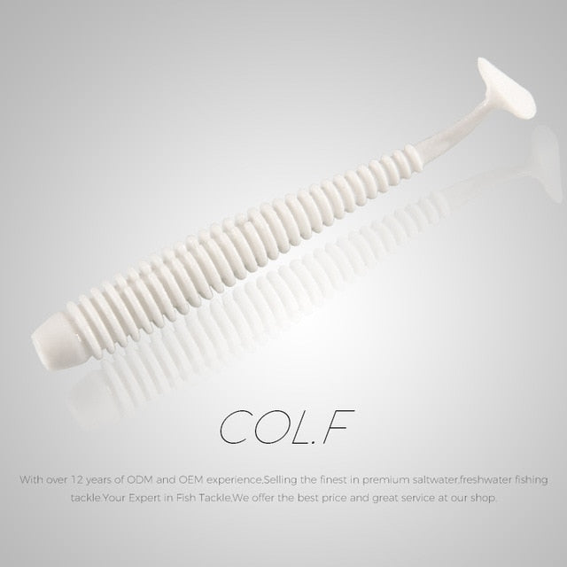 BEARKING  63mm 80mm 97mm  Fishing Lure Soft Lure Shad Silicone Baits Wobblers Swimbait Artificial leurre souple