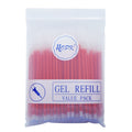 100Pcs/Lot Office Gel Pen Refill Set 0.5mm/0.38mm Blue Black Red ink Rod Bullet/Needle Tip Pen Refill School Writing Stationery