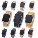 Band For Apple Watch6 5 4 3 2 1 42mm 38mm 40MM 44MM Metal Stainless Steel Watchband Bracelet Strap for iWatch Series accessories