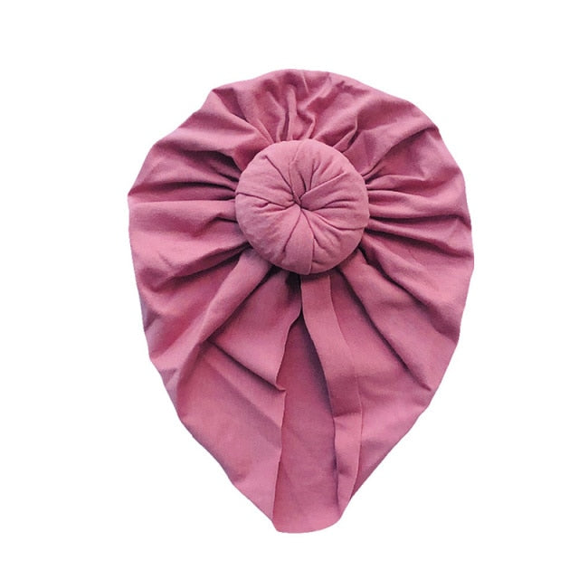 Baby Hat Soft Lovely Flower Bowknot Baby Girl Hats Toddler Turban Hair Band Bonnet Infant Cap Newborn Headwrap Hat Baby Hairband