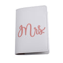 Zoukane Mr Mrs Lover Couple Passport Cover Embroidery Letter Women Men Travel Wedding Passport Cover Holder Travel Case CH26