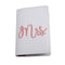 Zoukane Mr Mrs Lover Couple Passport Cover Embroidery Letter Women Men Travel Wedding Passport Cover Holder Travel Case CH26