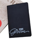 Zoukane Mr Mrs Lover Couple Passport Cover Embroidery Letter Women Men Travel Wedding Passport Cover Holder Travel Case CH26