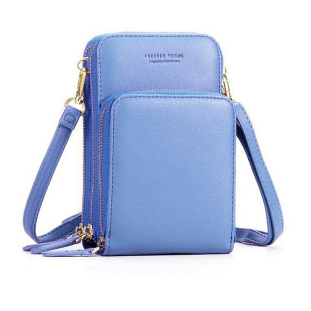 Women's Shoulder Bag Ladies PU Multi-function Mini Shoulder Bags For Women 2020 Portable Solid Mobile Phone Bags Torebka Damska