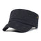 Washed Cotton Military Caps Men Cadet Army Cap Unique Design Vintage Flat Top Hat