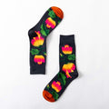 1 Pair Women Socks Cartoon Dog Octopus Flower Plant Kawaii Funny Casual Female Cotton Sock Hosiery Streetwear Harajuku Crew Sock