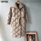 Toppies winter long coat women parkas thicker warm plaid bubble coat Korean Puffer jacket fashion outwear