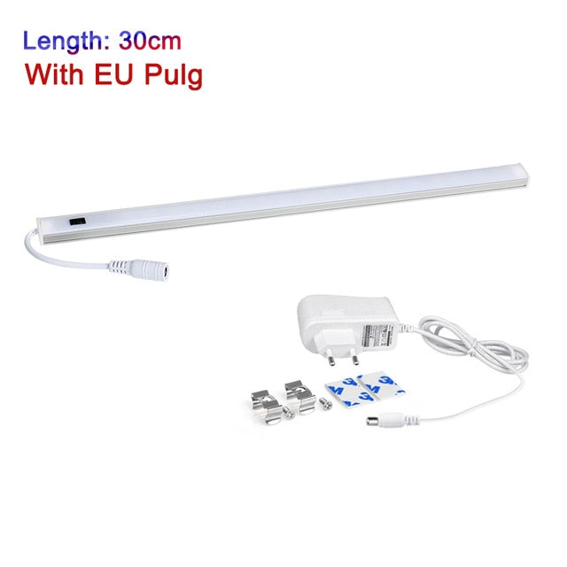 LED Under Cabinet Light Hand Sweep Switch Under Cabinet led lights for kitchen 5W/6W/7W Sensor Lamp Wardrobe LED Night Lights