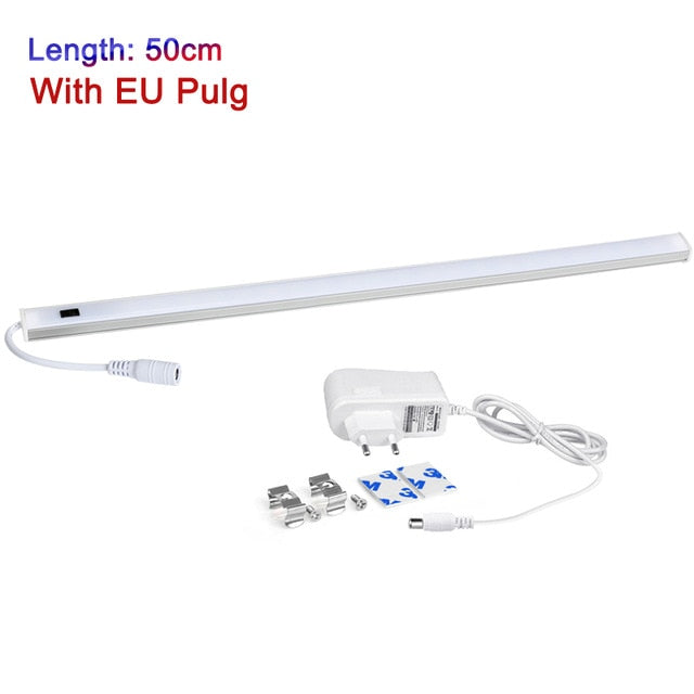 LED Under Cabinet Light Hand Sweep Switch Under Cabinet led lights for kitchen 5W/6W/7W Sensor Lamp Wardrobe LED Night Lights