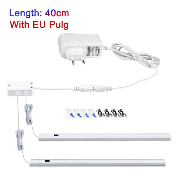 LED Under Cabinet Light Hand Sweep Switch Under Cabinet led lights for kitchen 5W/6W/7W Sensor Lamp Wardrobe LED Night Lights