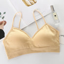 Women Sexy Crop Tops Bra Tube Top Female Streetwear Sleeveless Seamless Sports Bra Crop Camis Top Tee Bandeau Top Basic Tank