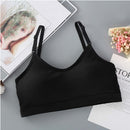 Women Sexy Crop Tops Bra Tube Top Female Streetwear Sleeveless Seamless Sports Bra Crop Camis Top Tee Bandeau Top Basic Tank