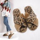 BEVERGREEN Winter Women House Slippers Faux Fur Warm Flat Shoes Female Slip on Home Furry Ladies Slippers Size 36-43 Wholesale