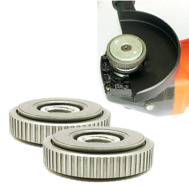 M14 Thread 115mm/125mm Angle Grinder Inner Outer Flange Nut Set Tools Power Replacement For Bosch Metabo Makita