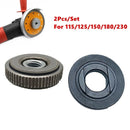 M14 Thread 115mm/125mm Angle Grinder Inner Outer Flange Nut Set Tools Power Replacement For Bosch Metabo Makita