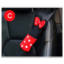 Cute Cartoon Car Sefety Seat Belt cover for Women Child Baby Isofix  Shoulder Pad Protection Plush Padding Car Accessories