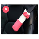 Cute Cartoon Car Sefety Seat Belt cover for Women Child Baby Isofix  Shoulder Pad Protection Plush Padding Car Accessories