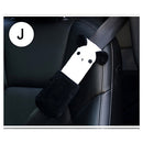 Cute Cartoon Car Sefety Seat Belt cover for Women Child Baby Isofix  Shoulder Pad Protection Plush Padding Car Accessories