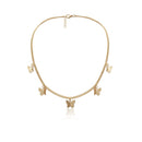 Bohemian Cute Butterfly Choker Necklace For Women Gold Silver Color Clavicle Chain 2020 Fashion Female Chic Chocker Jewelry