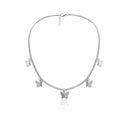 Bohemian Cute Butterfly Choker Necklace For Women Gold Silver Color Clavicle Chain 2020 Fashion Female Chic Chocker Jewelry